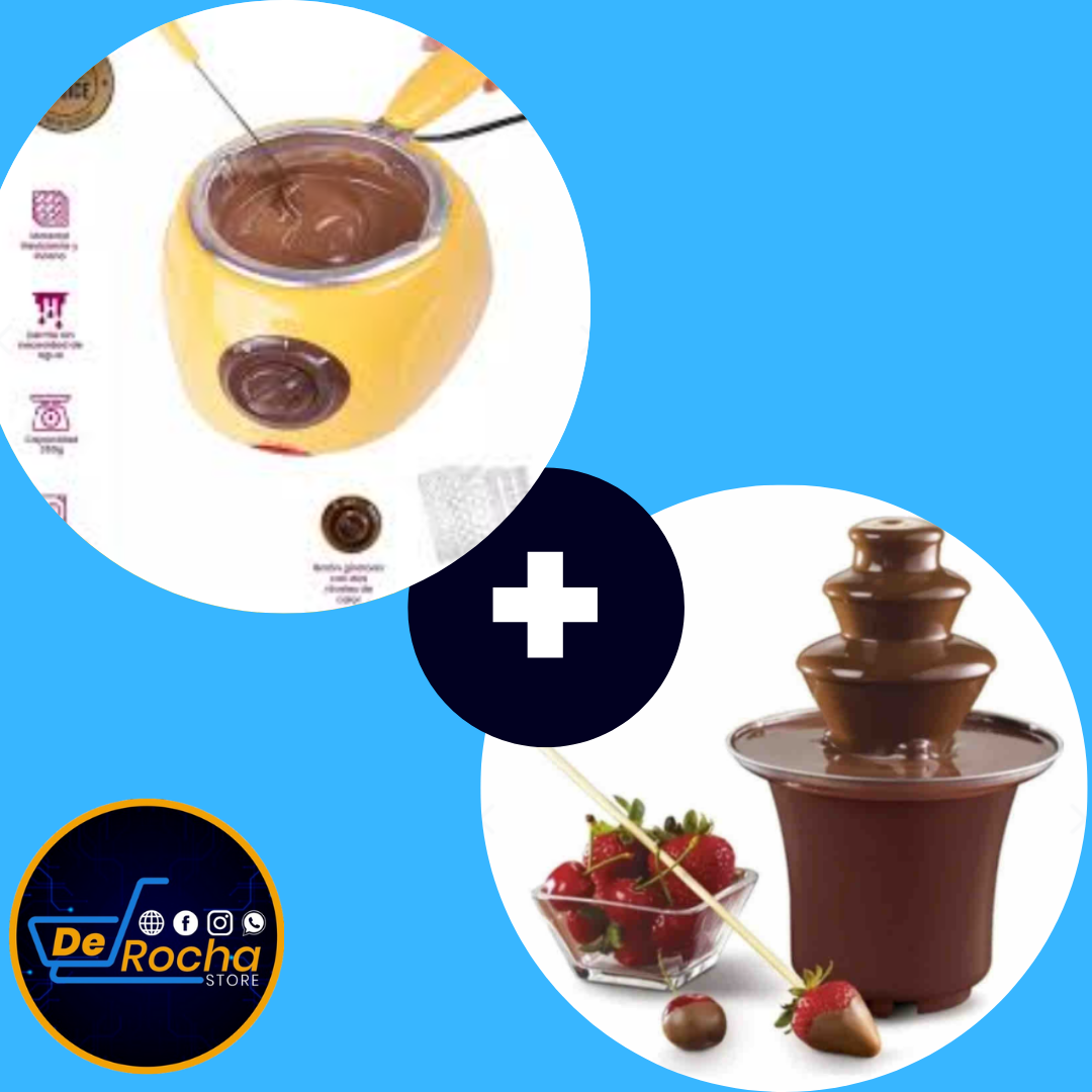 combo fuente chocolate+maquina derretir